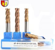 HRC 60 Flat End Mills, 3-20mm Shank Diameter